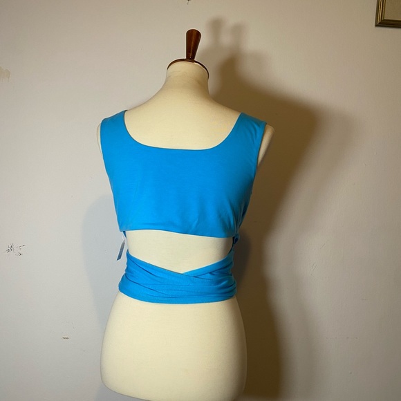 COPY - Cider Blue Wrap Top - Picture 9 of 15